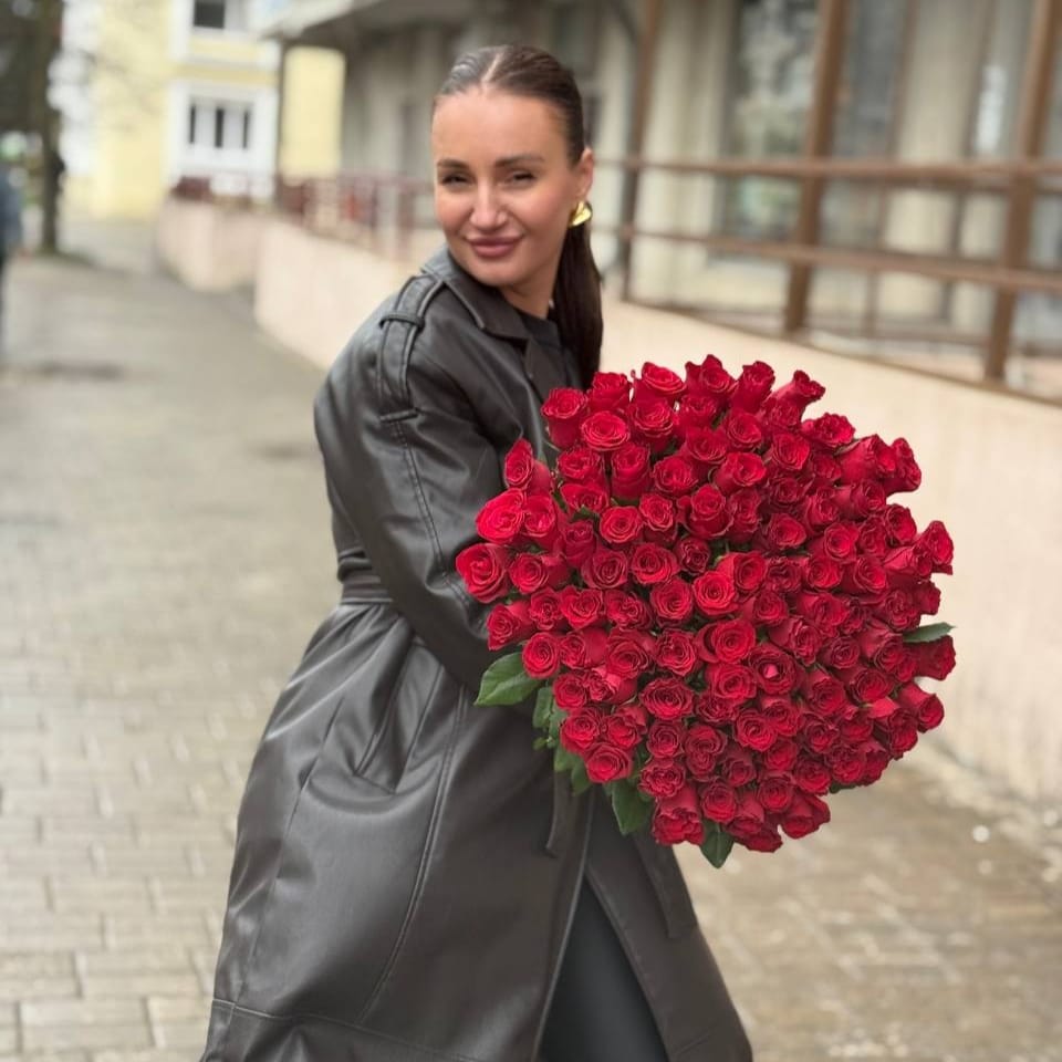 Букет роз "Родос" 101 роза