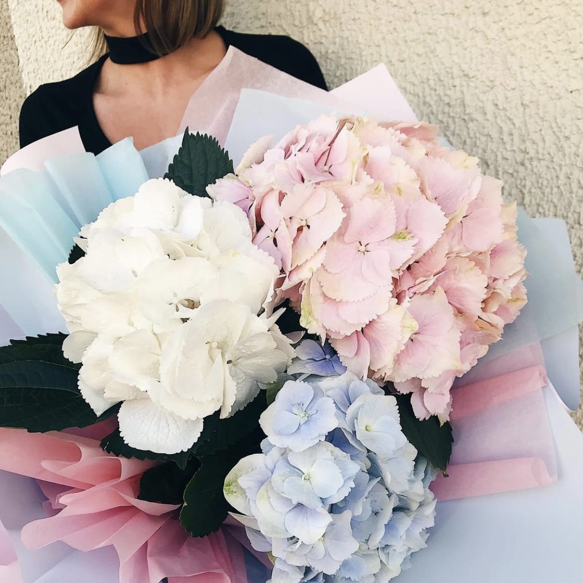 Букет из гортензий