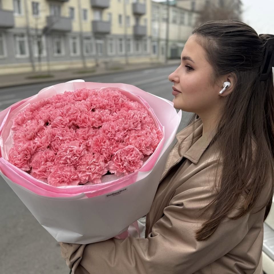 Букет гвоздик "Грация" 31 шт.