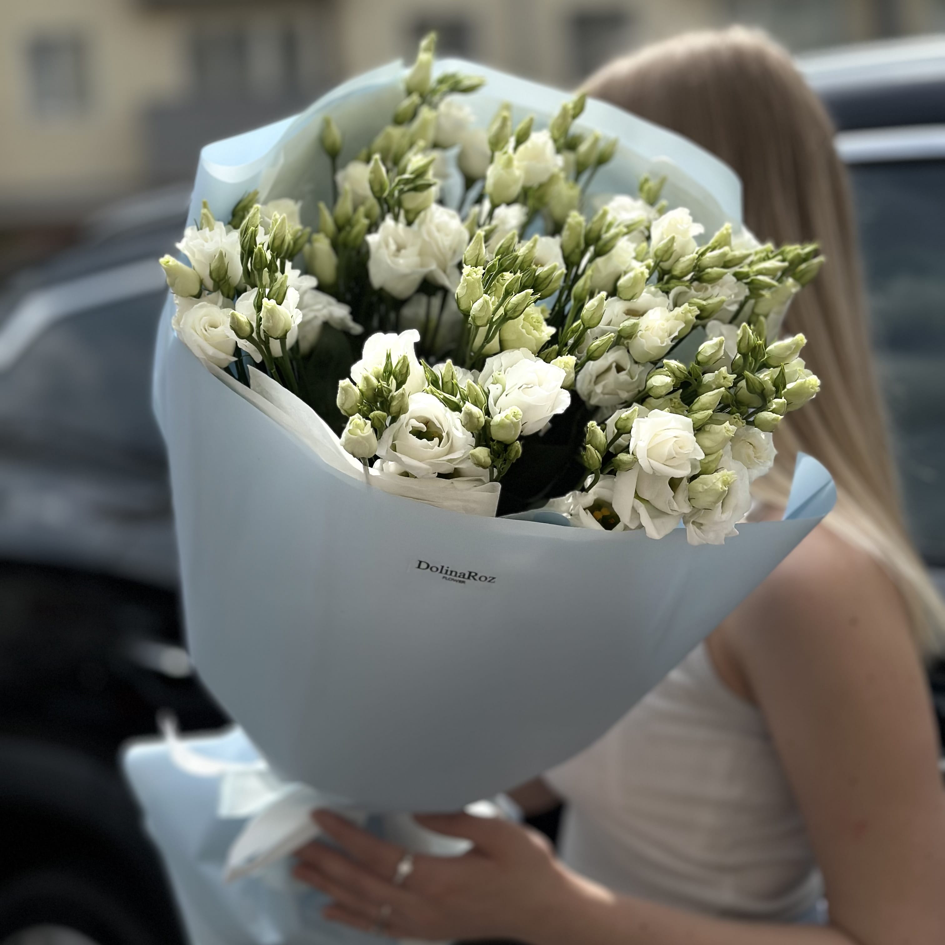 Букет из эустомы "Алиса" 9 шт.