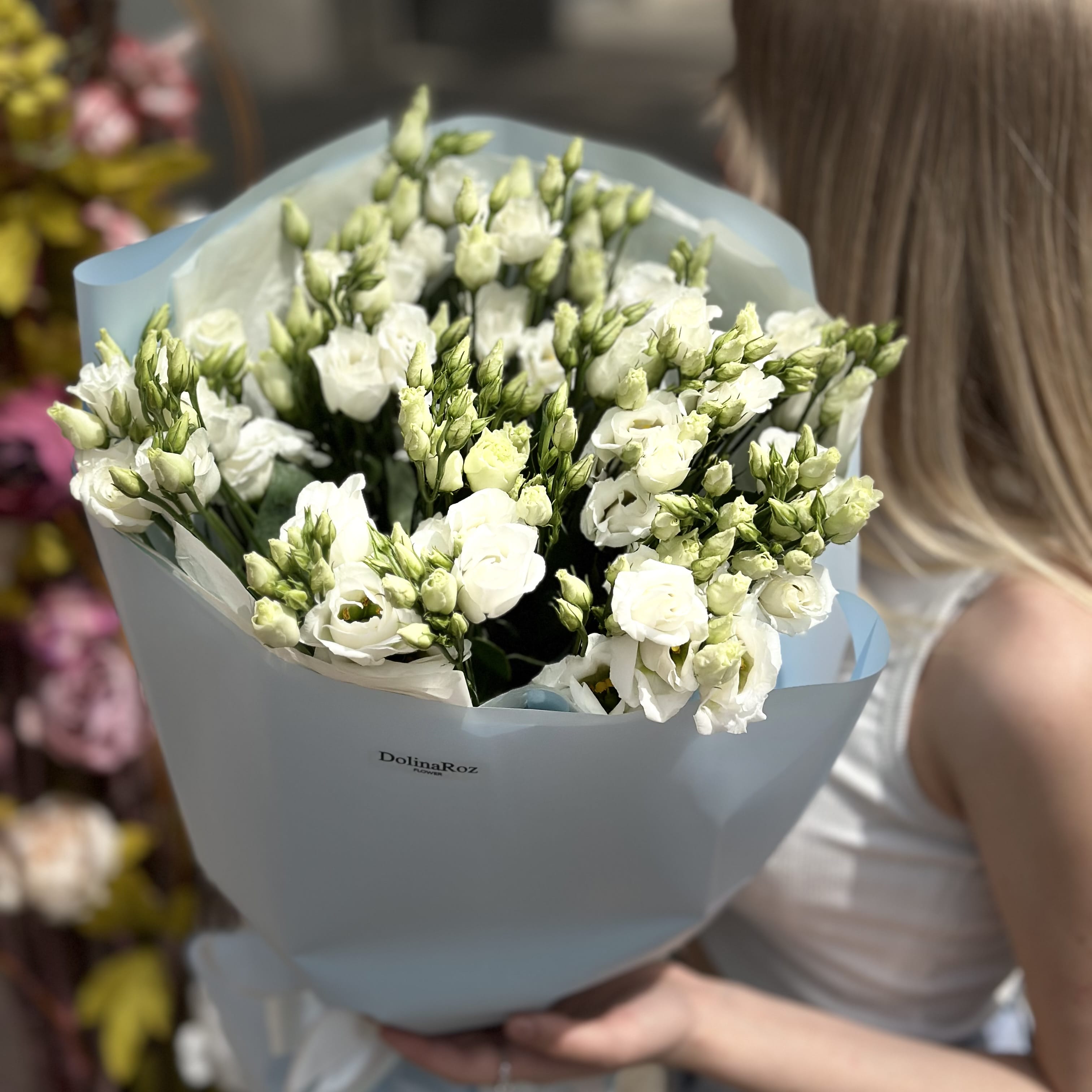 Букет из эустомы "Алиса" 9 шт.