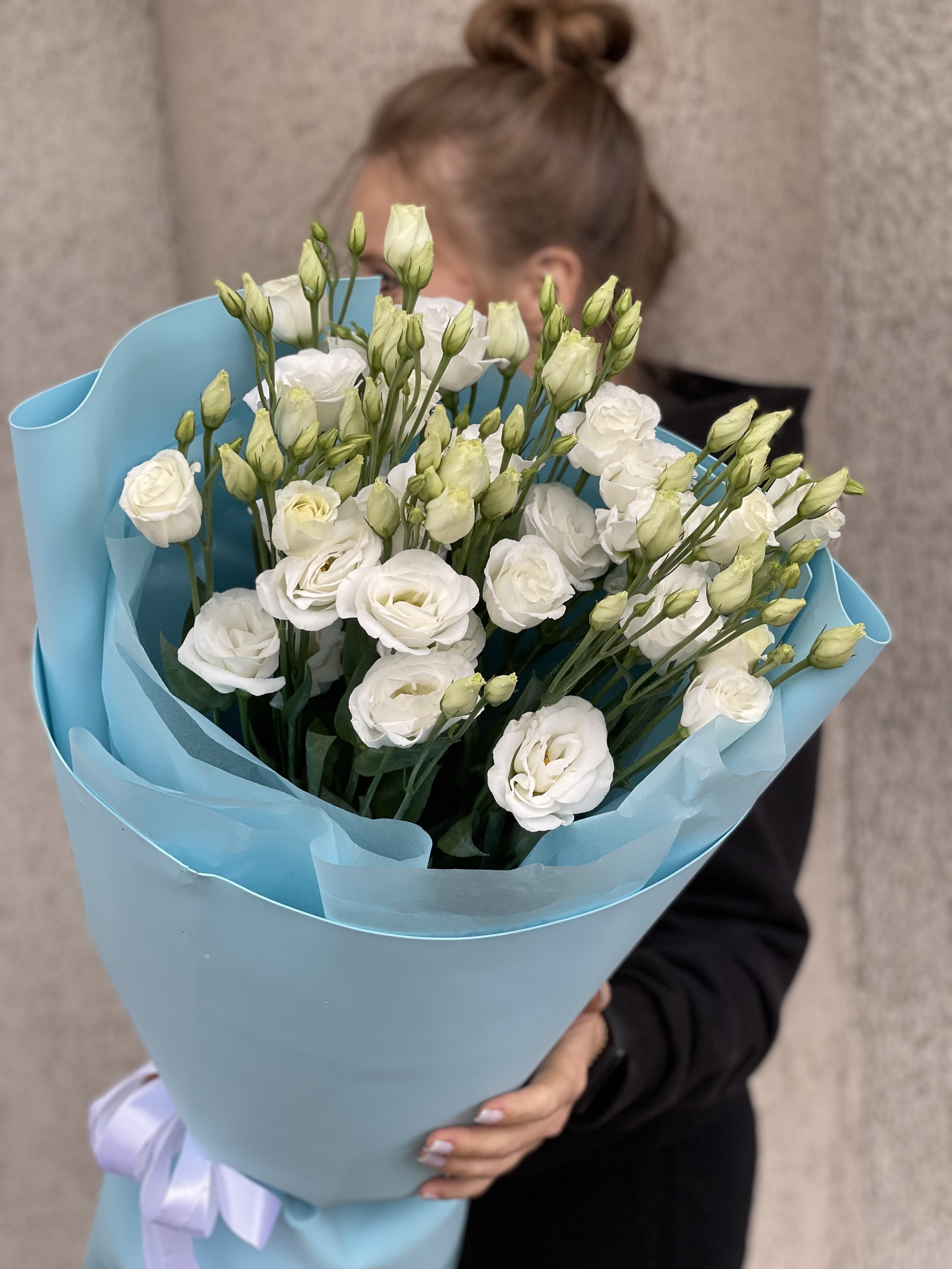 Букет из эустомы "Легкость" 7 шт.