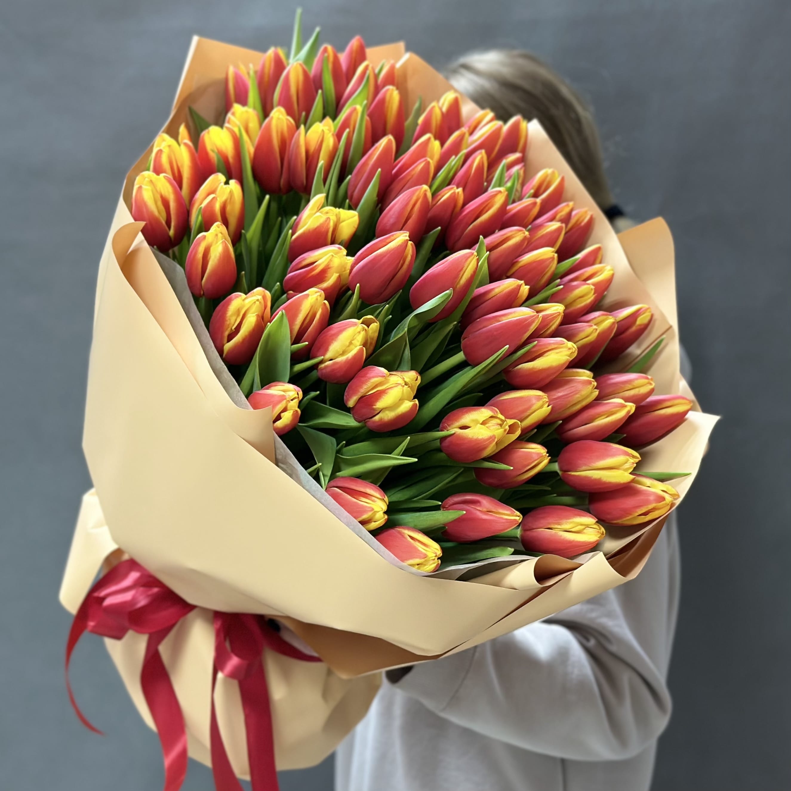 Букет тюльпанов "Гламур" 71 шт.