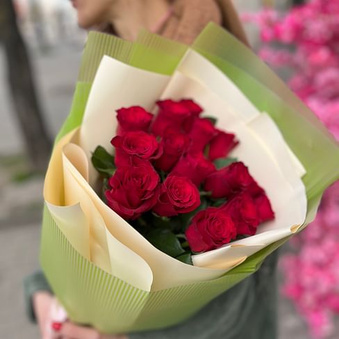 Букет цветов "Вечная Страсть" 15 роз