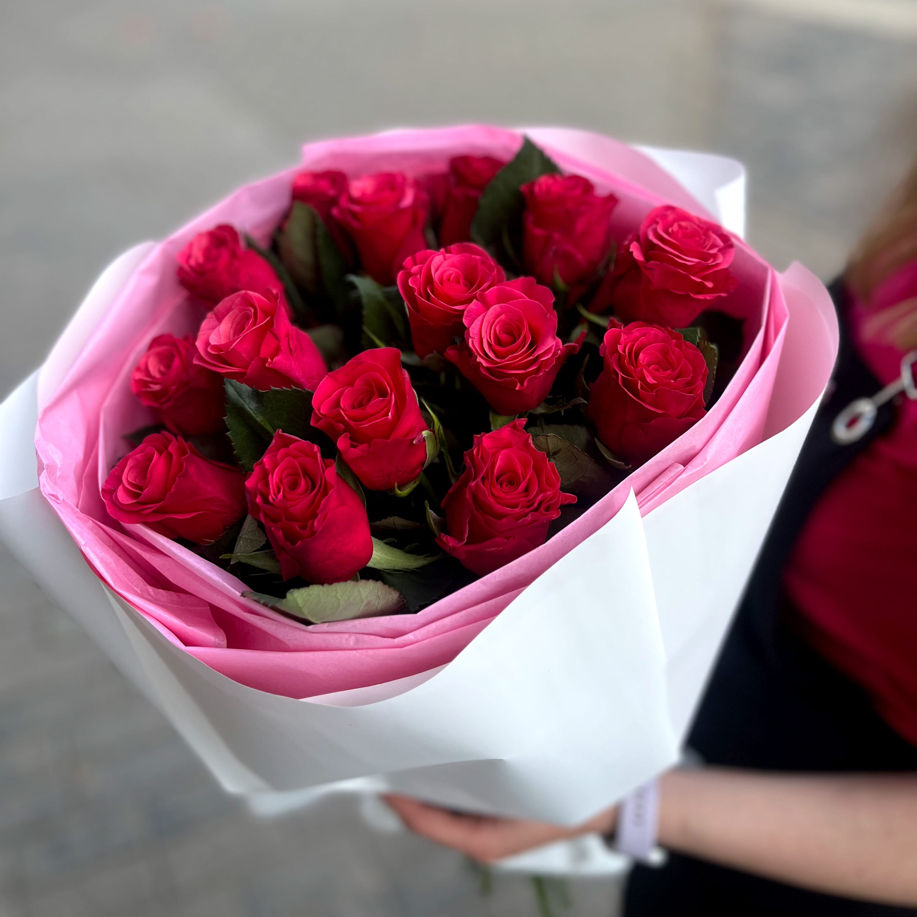 Букет цветов "Вечная Страсть" 15 роз