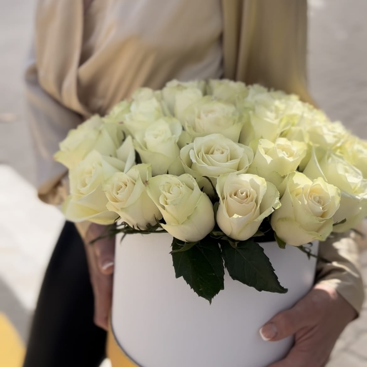 Цветы в коробке №16 41 роза