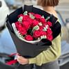 Букет «Магия Красного» 19 роз