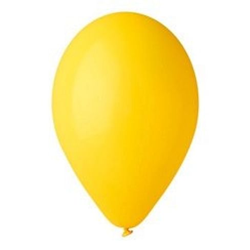 Латексный шар с гелием "Желтый" 12" (30 см)