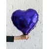 Фольгированный шар "Фиолетовое Сердце" 18″ (46 см)