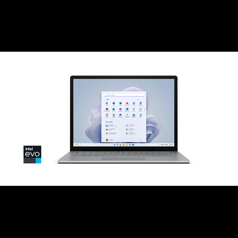 Surface Laptop 5 15 inch Platinum (Metal) Intel® Evo™ 12th Gen Core™ i7, 8GB RAM, 512GB SSD Microsoft