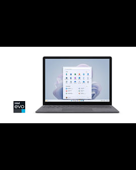 Surface Laptop 5 13.5 inch Platinum (Alcantara®) Intel® Evo™ 12th Gen Core™ i5, 16GB RAM, 512GB SSD Microsoft