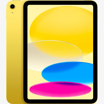 IPad 10,9 дюйма (10-го поколения), Wi‑Fi, 256 ГБ, «желтый» Apple MPQA3