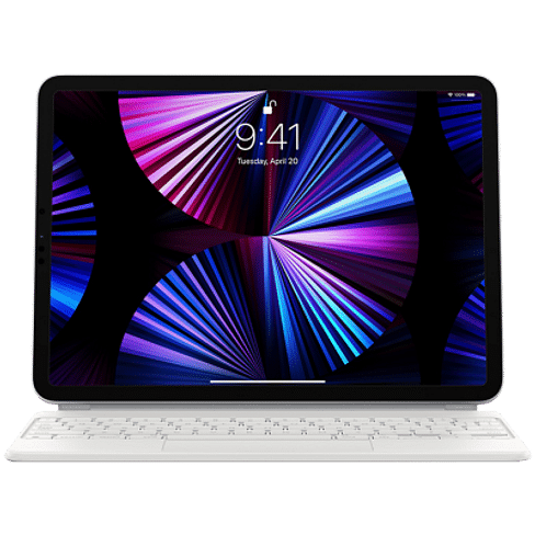 Magic Keyboard for iPad Pro 11-inch (3rd generation) and iPad Air (4th generation) - Russian - White, Model A2261 Apple MJQJ3RS/A