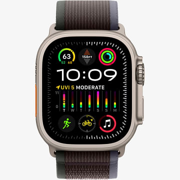 Watch Ultra 2 GPS + Cellular, 49mm Titanium Case with Blue/Black Trail Loop Apple
