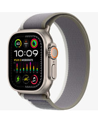 Watch Ultra 2 GPS + Cellular, 49mm Titanium Case with Green/Gray Trail Loop Apple