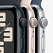 Watch SE GPS (2-го поколения), 44 мм, алюминий серебристого цвета, спортивный ремешок цвета «штормовой синий» Apple