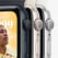 Apple Watch SE GPS Gen.2, 44 мм, алюминий цвета «сияющая звезда», спортивный ремешок цвета «сияющая звезда» Apple MNJX3