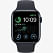 Apple Watch SE GPS (2-го поколения), 44 мм, алюминий цвета «тёмная ночь», спортивный ремешок цвета «тёмная ночь» Apple MNK03