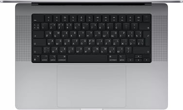 MacBook Pro 16 дюймов: M1 Pro 10‑ядерный процессор 16‑ядерный графический процессор, 16 ГБ объединённой памяти, SSD‑накопитель 1 ТБ, «серый космос» Apple MK193