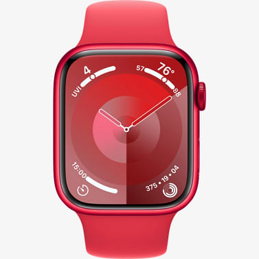 Watch Series 9 GPS, 45 мм, алюминий цвета (PRODUCT)RED, спортивный ремешок (PRODUCT)RED Apple