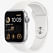 Apple Watch SE GPS Gen.2, 44 мм, алюминий серебристого цвета, спортивный ремешок белого цвета Apple MNK23