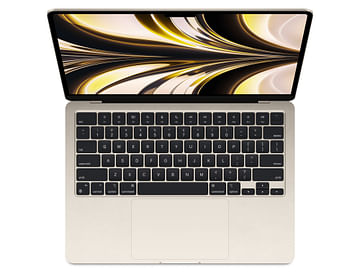 MacBook Air 13 дюймов: (M2: 8CPU/10GPU) 8 ГБ, 512 ГБ SSD, цвет «сияющая звезда» Apple MLY23