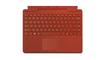 Surface Pro Signature Keyboard for Business – Poppy Red Microsoft