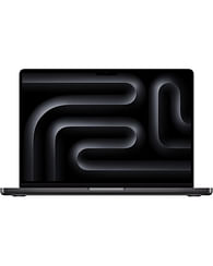 MacBook Pro 14.2" дюймов: Apple M3 Pro (11C CPU/14C GPU), 18 ГБ объединённой памяти, SSD‑накопитель 512МБ, «космический черный» Apple MRX33