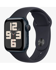Watch SE GPS (2-го поколения), 40 мм, алюминий цвета «тёмная ночь», спортивный ремешок цвета «тёмная ночь» Apple
