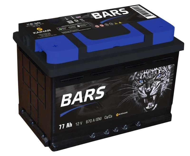 Аккумулятор BARS Standart 77Ah 670A L+