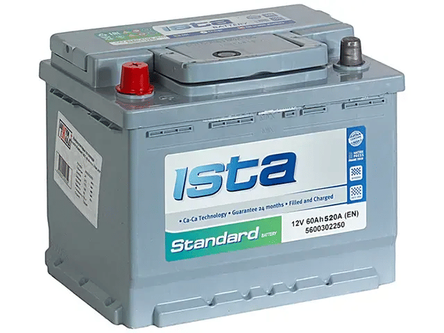 Аккумулятор ISTA 60Ah 520A L+