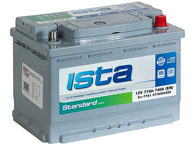 Аккумулятор ISTA 77Ah 740A R+