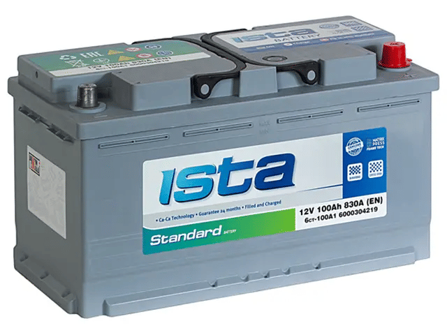 Аккумулятор ISTA 100Ah 830A R+