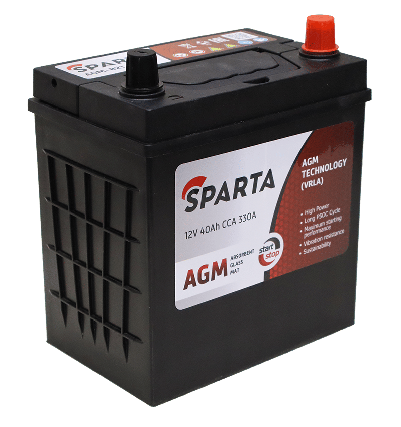 Аккумулятор SPARTA ASIA AGM 40Ah 330A R+
