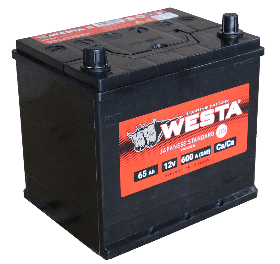 Аккумулятор WESTA ASIA 65Ah 600A L+
