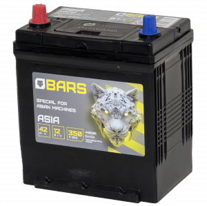 Аккумулятор BARS ASIA 42Ah 350A L+