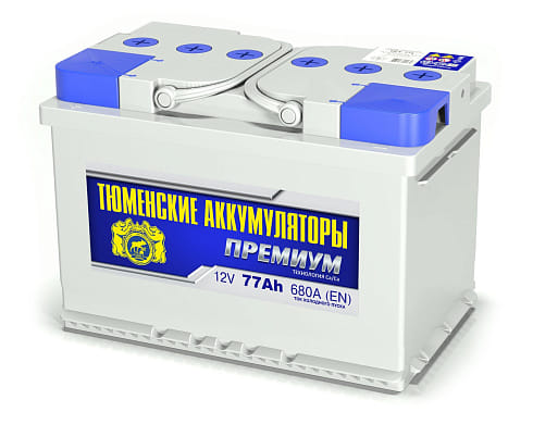 Аккумулятор ТЮМЕНСКИЕ АККУМУЛЯТОРЫ 77Ah 680A R+