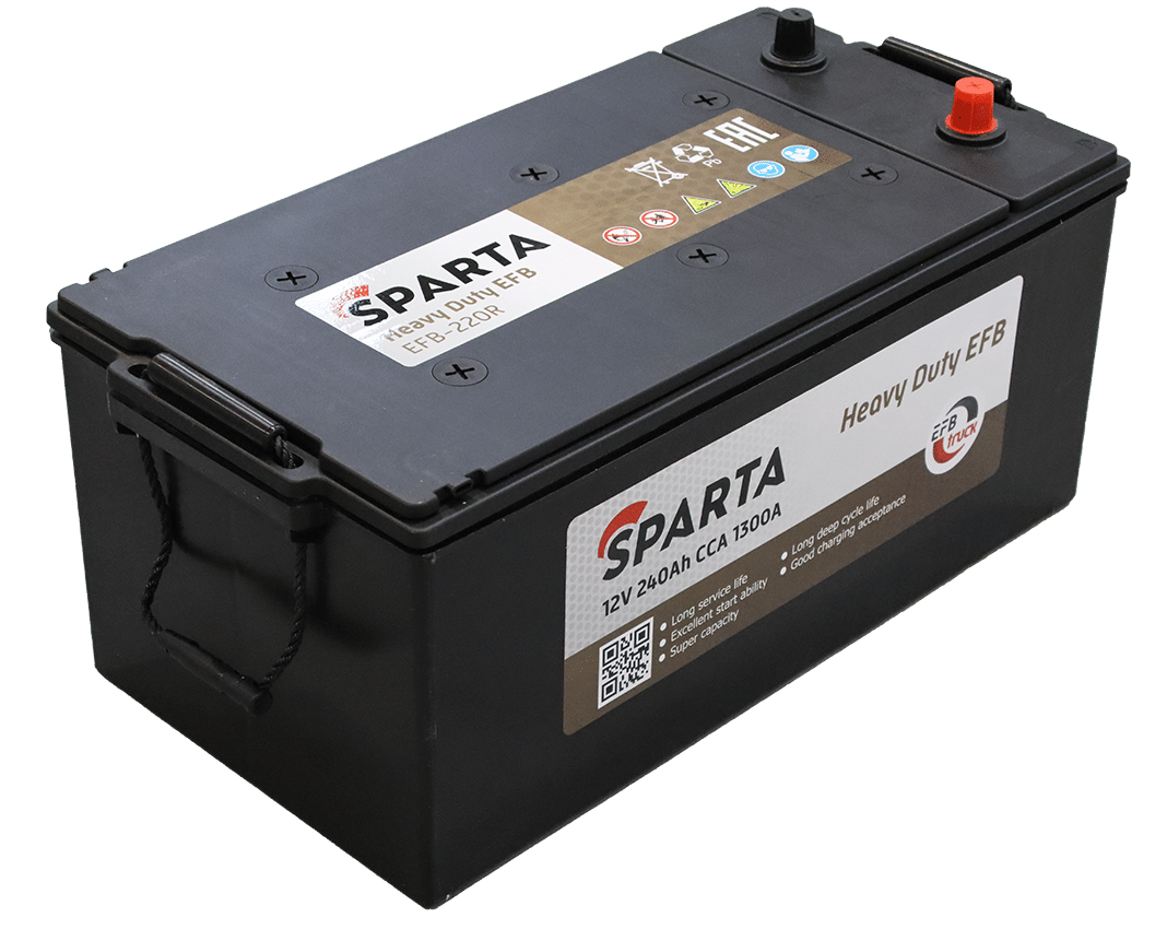 Аккумулятор SPARTA EFB 240Ah 1300A евро