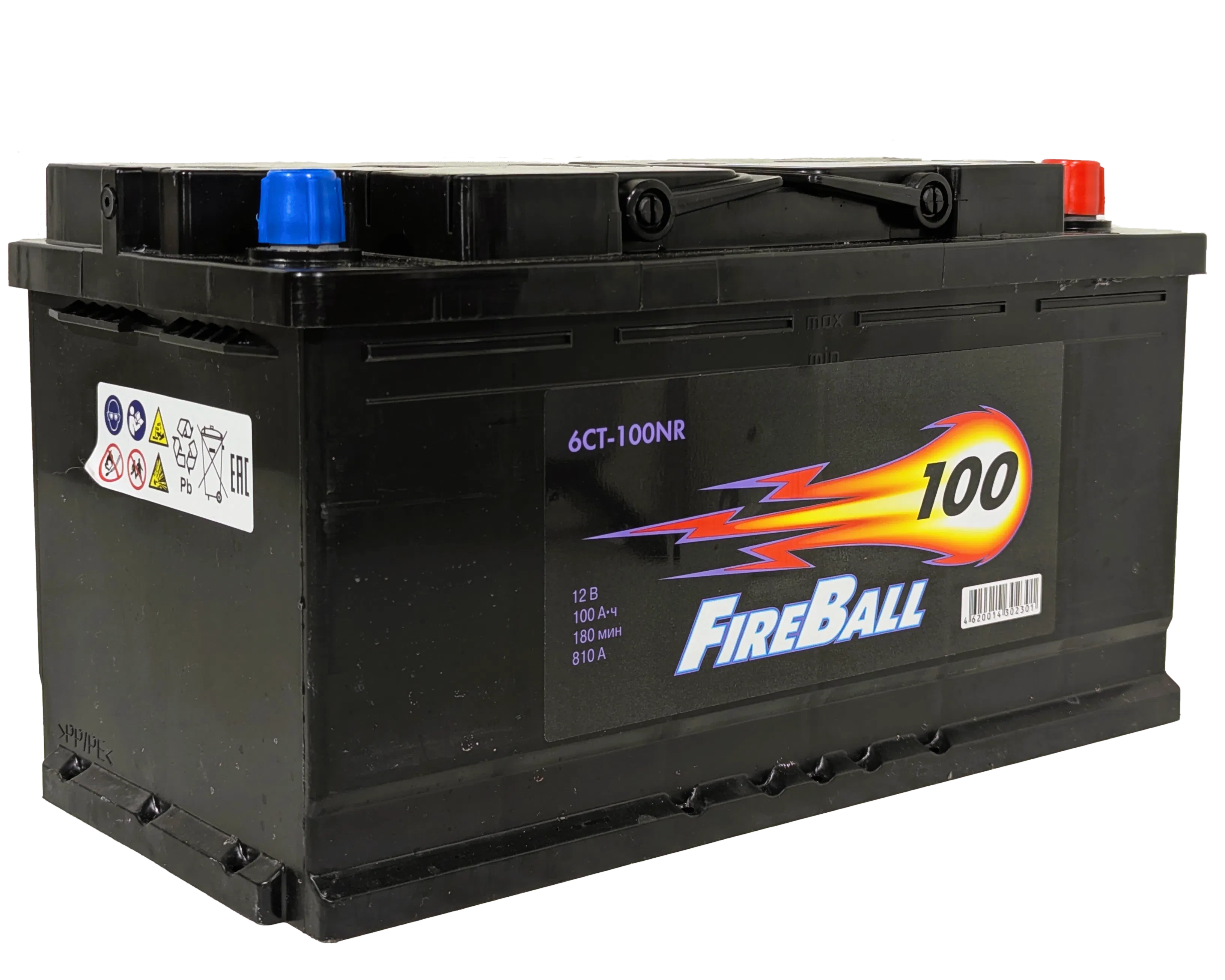 Аккумулятор FIREBALL 100Ah 810A R+