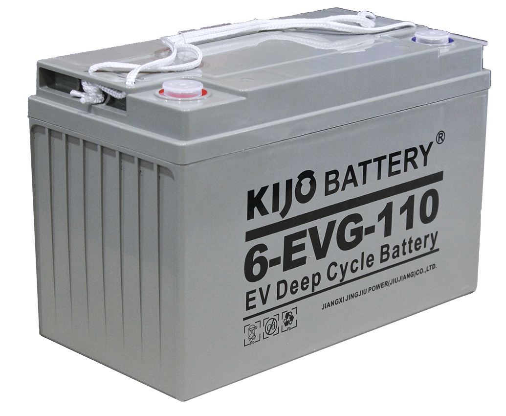 Аккумулятор KIJO 12V 6-EVG-110Ah (M8+DIN)