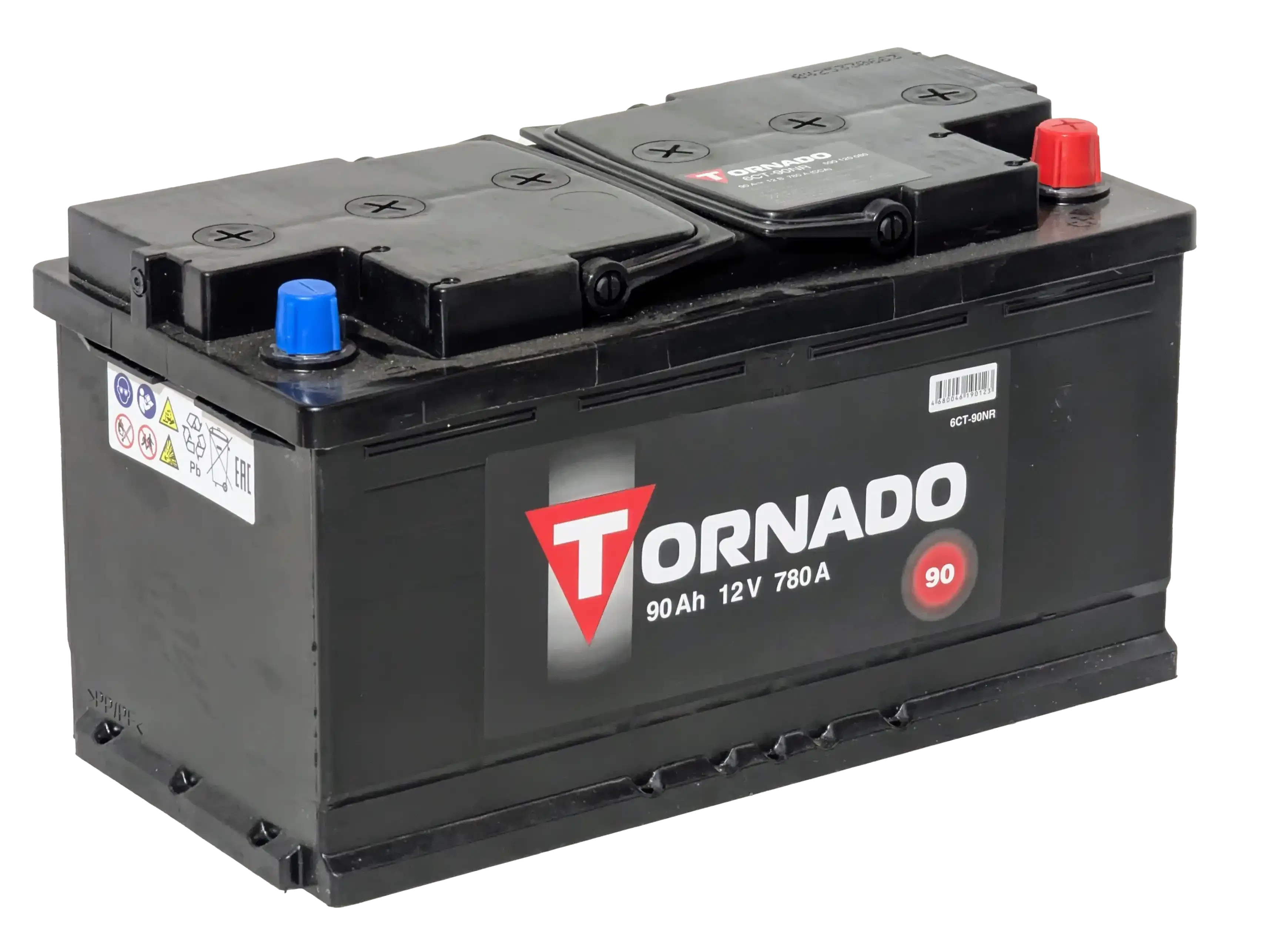 Аккумулятор TORNADO 90Ah 780A R+