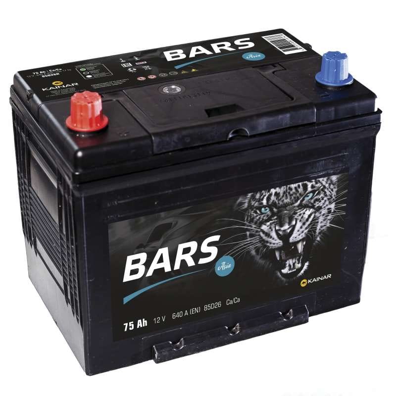 Аккумулятор BARS ASIA 75Ah 640A L+