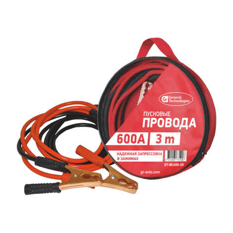 Пусковые провода GT GT-BC600-25 (600A, 3м)