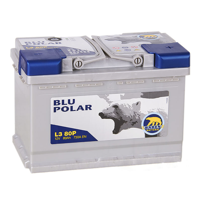 Аккумулятор BAREN 80Ah 730A R+
