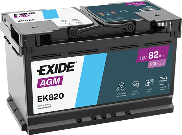 Аккумулятор EXIDE AGM 82Ah 800A R+