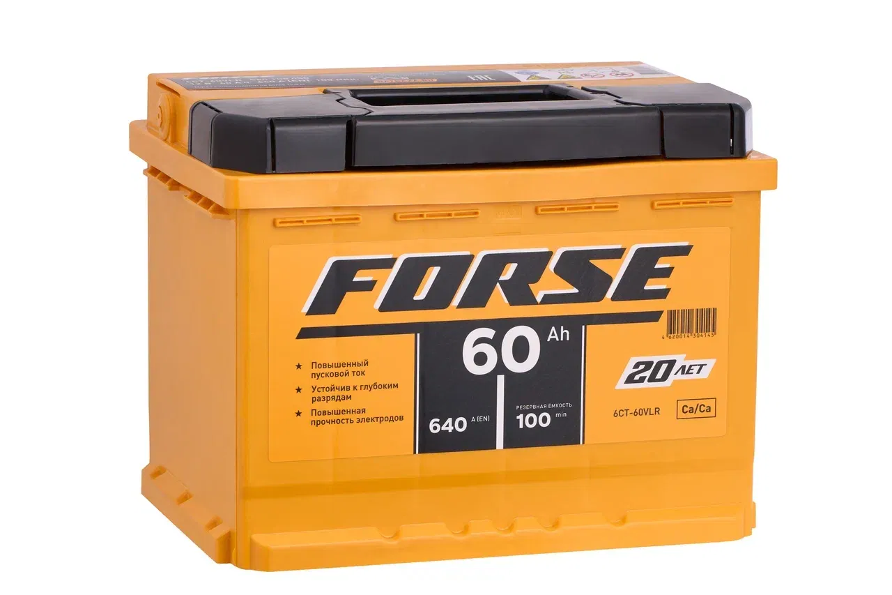 Аккумулятор FORSE 60Ah 640A R+
