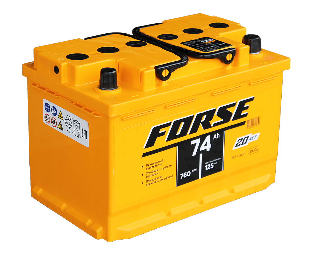 Аккумулятор FORSE 74Ah 760A R+
