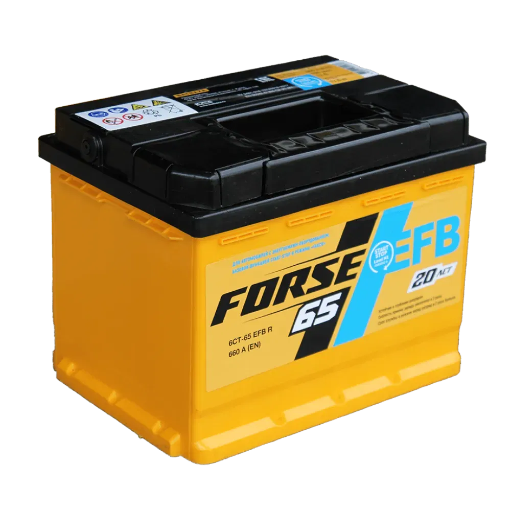 Аккумулятор FORSE EFB 65Ah 660A R+