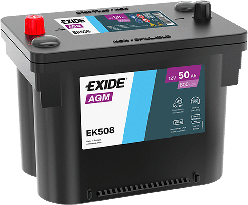 Аккумулятор EXIDE AGM 50Ah 800A R+