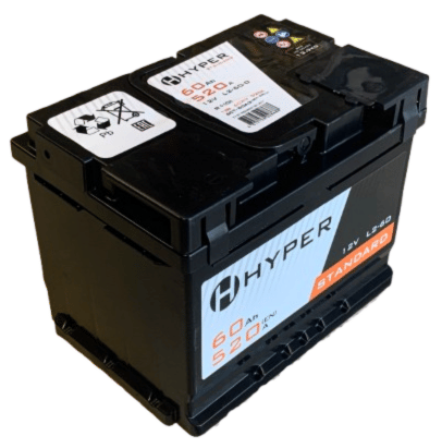 Аккумулятор HYPER Standard 60Ah 520A R+